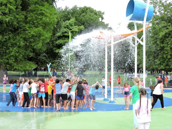 Victoria Park Splashpad, Cardiff