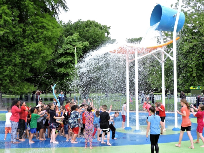 Victoria Park Splashpad, Cardiff