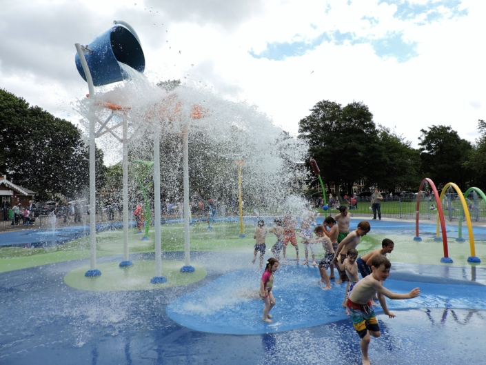 Victoria Park Splashpad, Cardiff