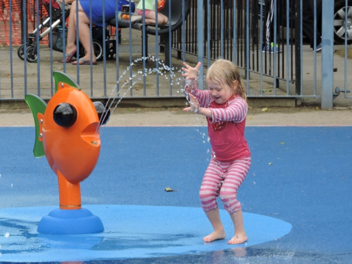 Victoria Park Splashpad, Cardiff