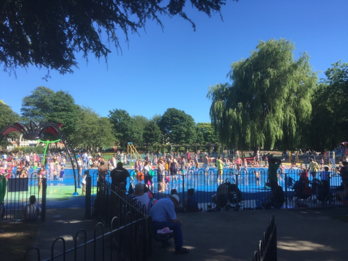 Victoria Park Splashpad, Cardiff