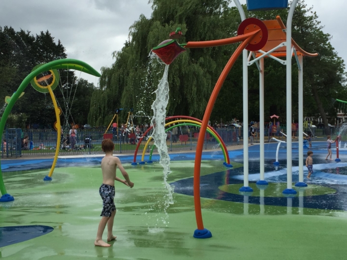 Victoria Park Splashpad, Cardiff