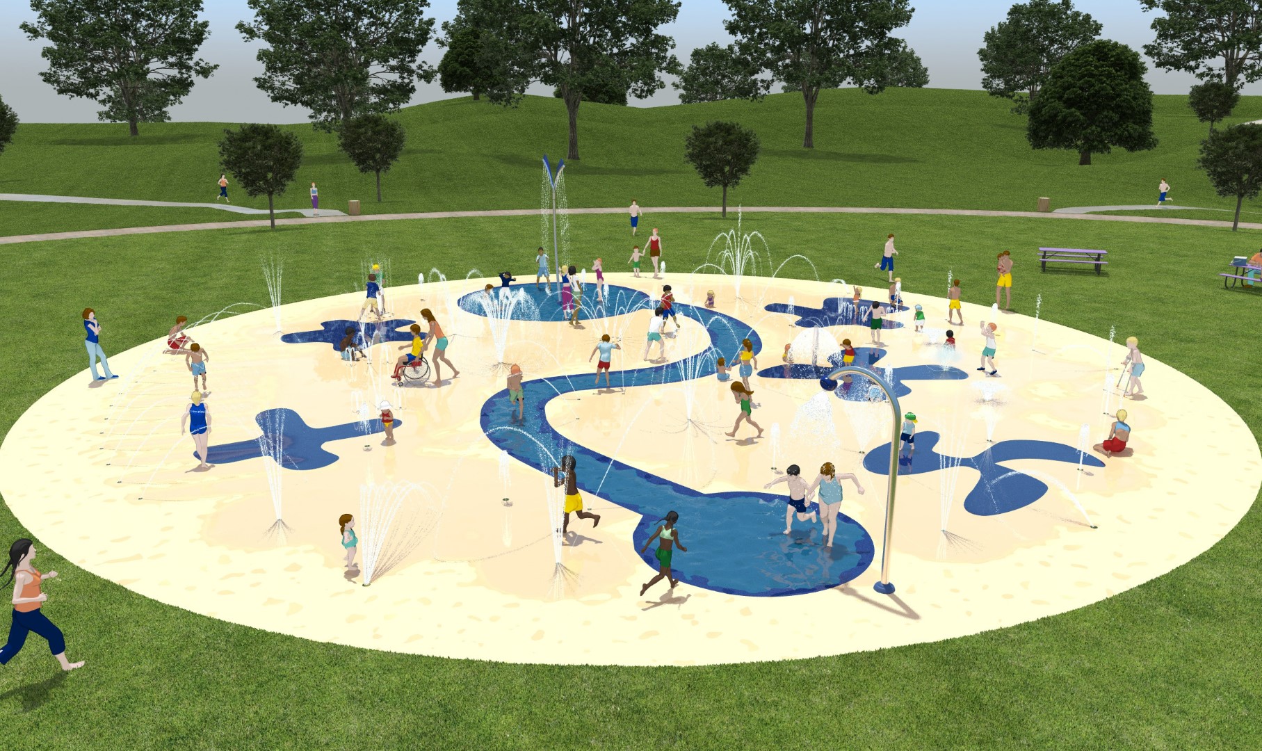 Splashlands Stanborough Park Ustigate Waterplay