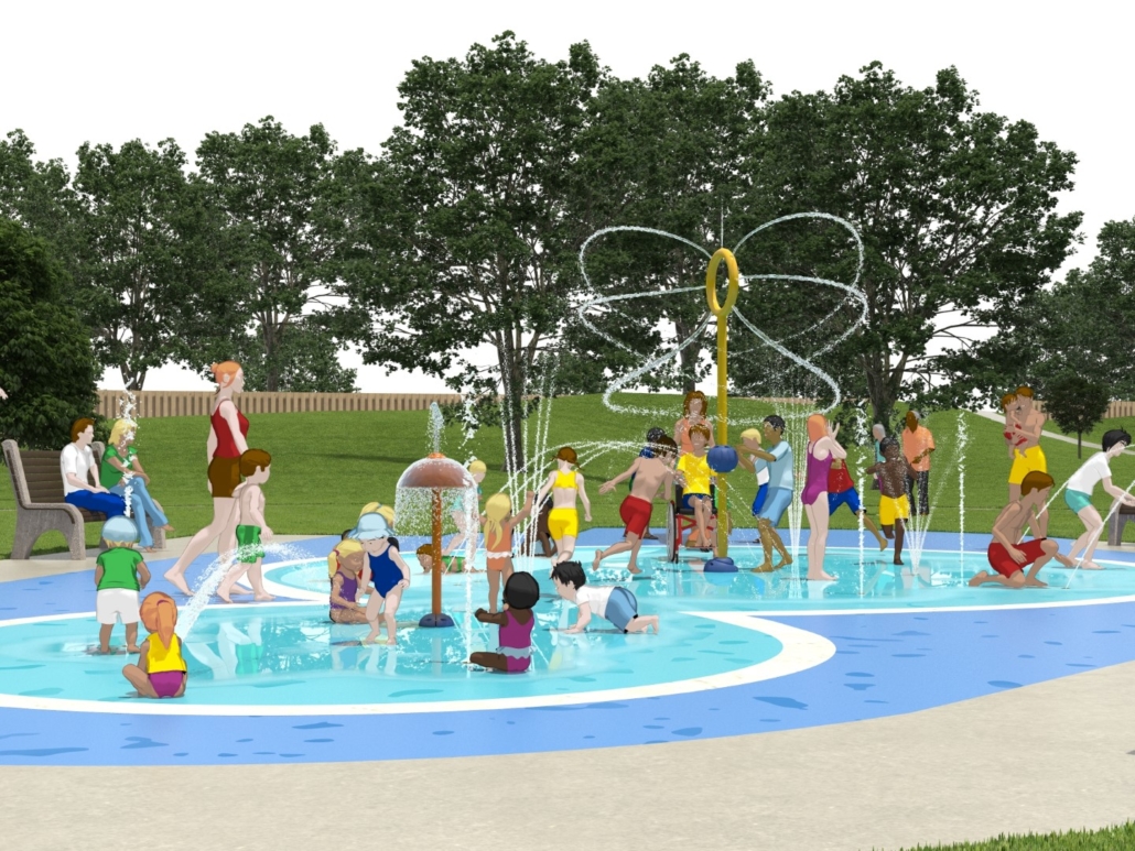 Heanor Splash Pad - Ustigate Waterplay