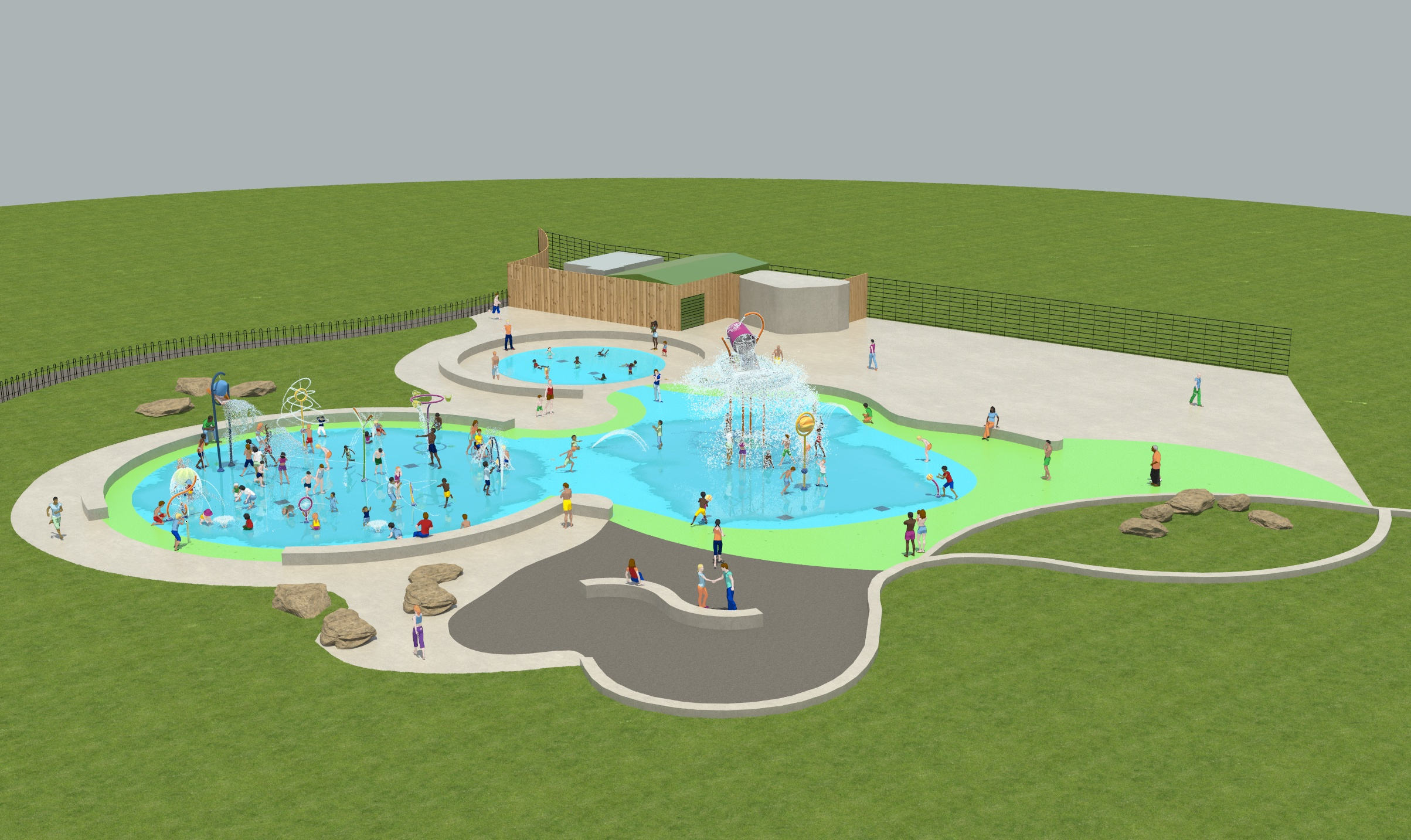 Clifton Park, Rotherham Clifton Park Water Play Design